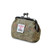 ISL-9500CHEHBL000 Handwoven Harris Tweed Coin Purse in Chestnut Herringbone Side View Color Keilys.com