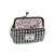 ISL-9500BLWDTL000 Handwoven Harris Tweed Coin Purse in Black and White Dogtooth Color Inside View Keilys.com