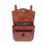 ISL-8366CBLTTL00 Handwoven Mini Harris Tweed Backpack in Chestnut Blue Tartan Color Inside View Keilys.com