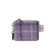 ISL-9200PURTTL00 Harris Tweed Card Zip Wallet in Purple Tartan Color Keilys.com