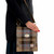 MCS-CB1902-TRT021 Women's Authentic Harris Tweed Satchel Bag in Blue/Brown Check Color Keilys.com