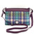 MCS-CB2203-MCS2204 Handwoven Harris Tweed Large Shoulder Bag in Green/Purple Color Shop online onKeilys.com