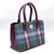 MCS-CB2301-MCS2204 Handcrafted Harris Tweed Handbag for Ladies in Green/Purple Color Keilys.com