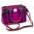 MCS-CB2301-HA222B2 Handcrafted Harris Tweed Handbag for Ladies in Purple Check Color Original Gifts on Keilys.com