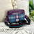 MCS-CB2401-MCS2204 Authentic Harris Tweed Camera Bag in Green/Purple Color Keilys.com