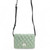 MCS-CB2411-1904B2 Handmade Harris Tweed Square Shoulder Bag in Turquoise Color 
 Shop online on Keilys.com