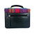 MCS-CB2504-MCS2001 Traditional Harris Tweed Mini Messenger Bag in Blue/Pink Check Color Back View Keilys.com