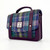 MCS-CB2504-MCS2204 Traditional Harris Tweed Mini Messenger Bag in Green/Purple Color Keilys.com