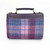 MCS-CB2506-TRT073 Handwoven Genuine Harris Tweed Mini Shoulder Bag in Pastel Pink Color Back View Keilys.com