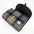 MCS-CB2506-TRT021 Handwoven Genuine Harris Tweed Mini Shoulder Bag in Blue/Brown Check Color Keilys.com