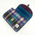 MCS-CB2506-MCS2204 Handwoven Genuine Harris Tweed Mini Shoulder Bag in Green/Purple Color Inside View Keilys.com