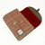 MCS-CB2506-1813A1 Handwoven Genuine Harris Tweed Mini Shoulder Bag in Maple Color Open Bag on Keilys.com