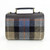 MCS-CB2506-TRT021 Handwoven Genuine Harris Tweed Mini Shoulder Bag in Blue/Brown Check Color Back View Keilys.com