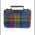 MCS-CB2506-MCS2001 Handwoven Genuine Harris Tweed Mini Shoulder Bag in Blue/Pink Check Color Back View Keilys.com