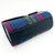 MCS-CB2506-MCS2001 Handwoven Genuine Harris Tweed Mini Shoulder Bag in Blue/Pink Check Color Bottom on Keilys.com