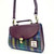 MCS-CB2506-MCS2204 Handwoven Genuine Harris Tweed Mini Shoulder Bag in Green/Purple Color Keilys.com
