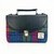 MCS-CB2506-MCS2001 Handwoven Genuine Harris Tweed Mini Shoulder Bag in Blue/Pink Check Color Front View Keilys.com