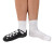 AP-SKMD White Ultra Short Irish Poodle Socks Keilys.com