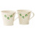 HI-Set-400 Handpainted Belleek Tea Set of Tea Pot & 2 Cups Keilys.com