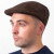 HOF-FCPNW-Whiskey Men's Monochrome Woollen Tweed Flat Cap Whiskey Color Keilys.com