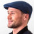 HOF-FCPNW-Navy Men's Monochrome Woollen Tweed Flat Cap Navy Color Keilys.com