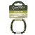 JCW-46617 Connemara Beads Irish Bracelet with Engraved Charm Courage Shop online on Keilys.com