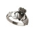 BJ-CLAD3M-10KW  10K Gold Irish Love, Loyalty & Friendship Ring Keilys.com