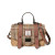 ISL-8611BEIDTL00 Handcrafted Harris Tweed Mini Straw Satchel Beige Dogtooth Color Keilys.com