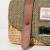 ISL-8611CHEHBL00 Handcrafted Harris Tweed Mini Straw Satchel Chestnut Herringbone Color Keilys.com