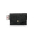 ISL-9100BLAHBL00 Handcrafted Harris Tweed Clasp Card Wallet Black Herringbone Color Keilys.com