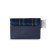 ISL-9100NAVTTL00 Handcrafted Harris Tweed Clasp Card Wallet Navy Tartan Color Keilys.com