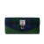 ISL-9311GRNTTL00 Islander Harris Tweed Long Clasp Purse Black Watch Tartan Color Keilys.com
