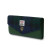 ISL-9311GRNTTL00 Islander Harris Tweed Long Clasp Purse Black Watch Tartan Color Keilys.com