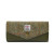 ISL-9311CHEHBL00 Islander Harris Tweed Long Clasp Purse Chestnut Herringbone Color Keilys.com