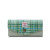 ISL-9311MINTTL00 Islander Harris Tweed Long Clasp Purse Mint Tartan Color Keilys.com