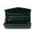 ISL-9311GRNTTL00 Islander Harris Tweed Long Clasp Purse Black Watch Tartan Color Keilys.com