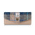 ISL-9311BLUTTL00 Islander Harris Tweed Long Clasp Purse Navy Tartan Color Keilys.com