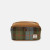 ISL-9555CBLTTL00 Islander Handwoven Harris Tweed Toiletry Bag Chestnut and Blue Tartan Color Keilys.com