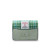ISL-9800MINTTL00 Islander Handwoven Harris Tweed Clutch Mint Tartan Color Keilys.com