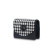 ISL-9800BLWDT00 Islander Handwoven Harris Tweed Clutch Black and White Dogtooth Color Keilys.com