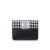 ISL-9800BLWDT00 Islander Handwoven Harris Tweed Clutch Black and White Dogtooth Color Keilys.com