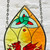 Welsh Dragon Gothic Panel Suncatcher Upper Side Design  On Keilys.com