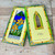 Welsh Daffodil Gothic Panel Suncatcher Packaging Keilys.com