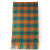 ISL-SCARF2-ORANBLUTT Orange Blue Scottish-Style Tartan Lambswool Scarf  Keilys.com