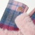 ISL-9008 Pink Tartan Islander Ladies Lambswool Tartan Mittens Keilys.com