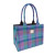 GA-LB1048-COL079 Glen Appin Harris Tweed Shoulder Bag Green Purple Tartan Keilys.com.
