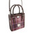 GA-LB1238-COL154 Handmade Harris Tweed Mini Keltie Tote Pink Tartan Keilys.com