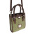 GA-LB1238-COL153 Handmade Harris Tweed Mini Keltie Tote Green Herringbone Tartan Keilys.com