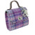 GA-LB1250-COL0146 Handmade Harris Tweed Nochty Mini Bag Purple Mint  Keilys.com