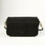 ISL-8356 Genuine Leather & Harris Tweed Clutch Black Back View Keily’s.com